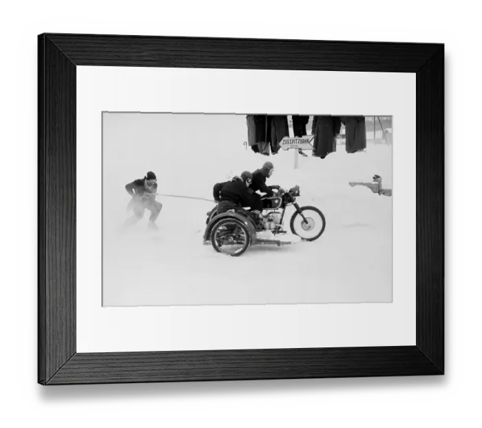 Framed Print : Sidecar Ski Framed Print : Sidecar Ski