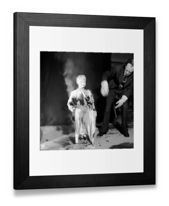 Framed Print : Burning Clothes Framed Print : Burning Clothes