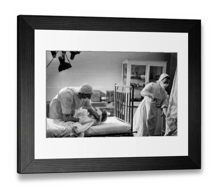 Framed Print : Burns Treatment Framed Print : Burns Treatment