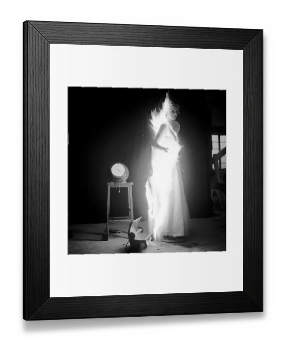 Framed Print : Flaming Clothes Framed Print : Flaming Clothes