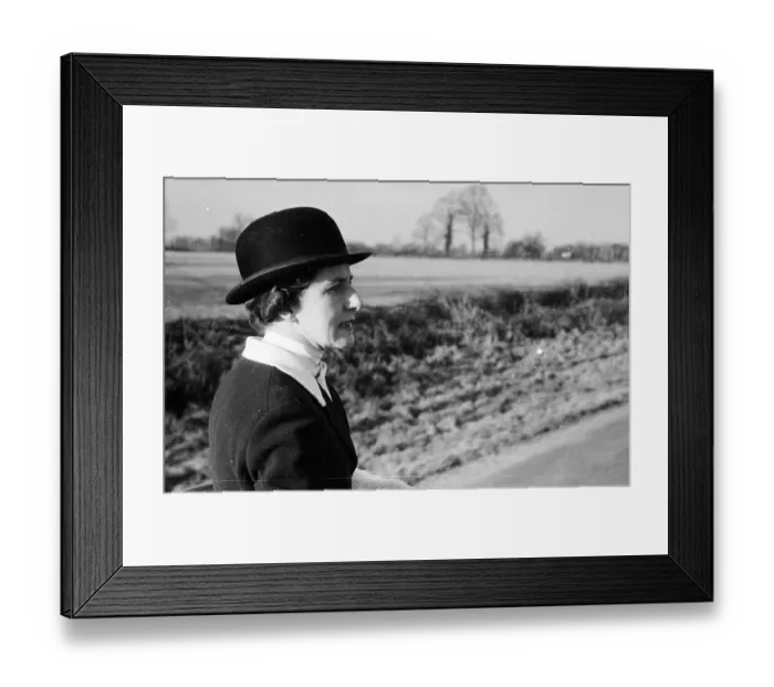 Framed Print : Bowler Hatted Hunter Framed Print : Bowler Hatted Hunter