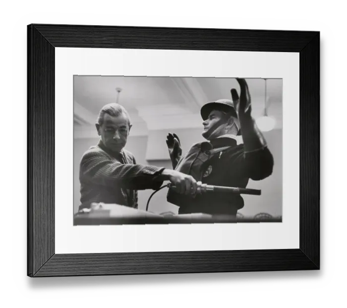 Framed Print : Civil Defence Training Film, 1953 Framed Print : Civil Defence Training Film, 1953