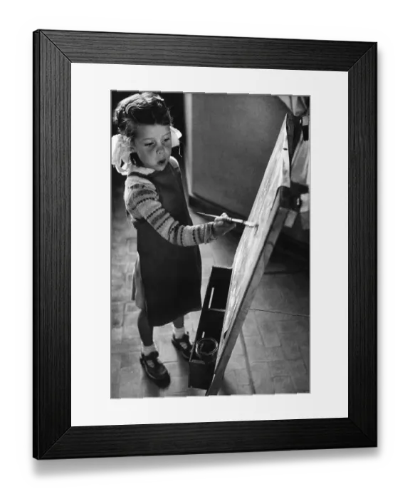 Framed Print : Young Painter Framed Print : Young Painter