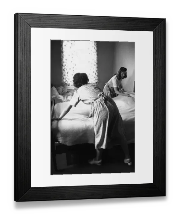 Framed Print : Making The Bed Framed Print : Making The Bed