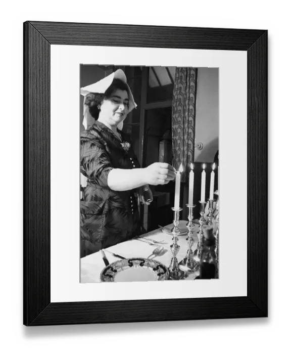 Framed Print : Passover Candles Framed Print : Passover Candles