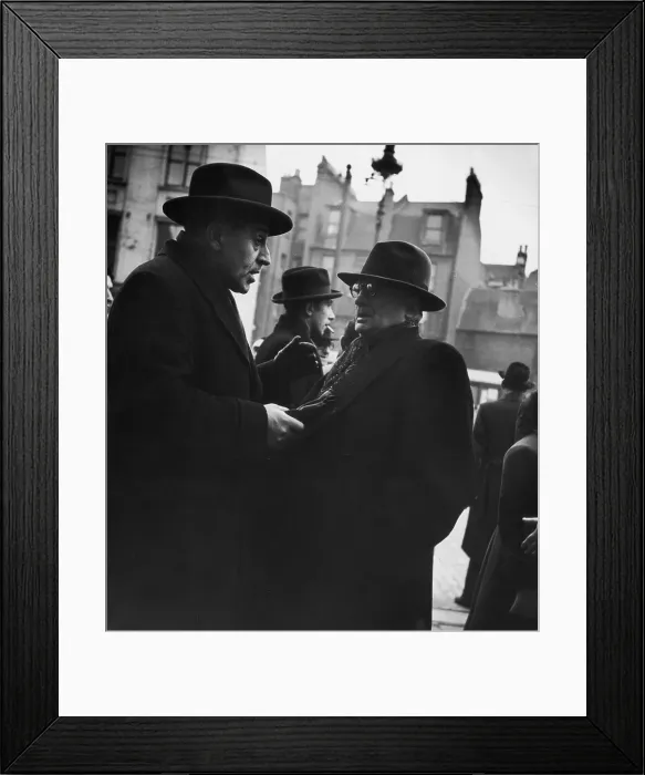 Framed Print : Street Chat Framed Print : Street Chat