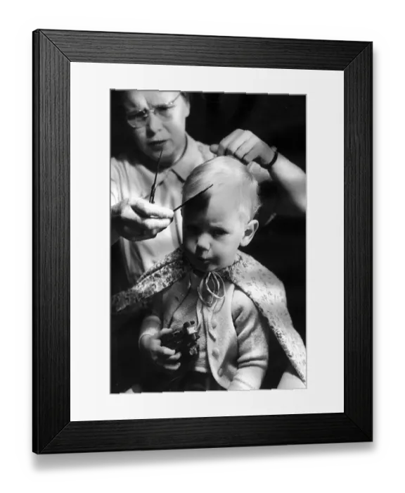 Framed Print : First Haircut Framed Print : First Haircut