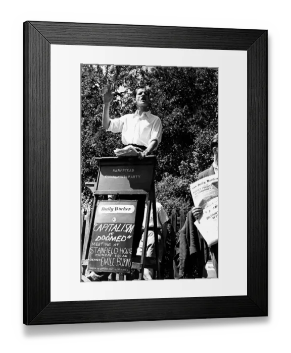 Framed Print : Communist Address Framed Print : Communist Address