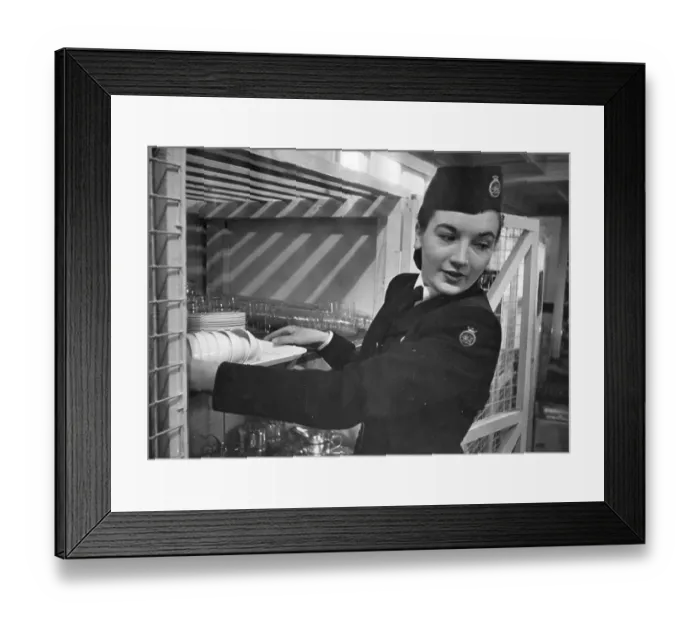 Framed Print : Air Stewardess Framed Print : Air Stewardess