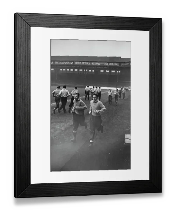 Framed Print : Manchester City Training Session Framed Print : Manchester City Training Session