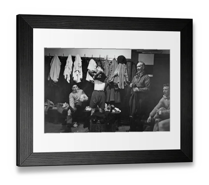 Framed Print : Dressing Room At Maine Road Framed Print : Dressing Room At Maine Road