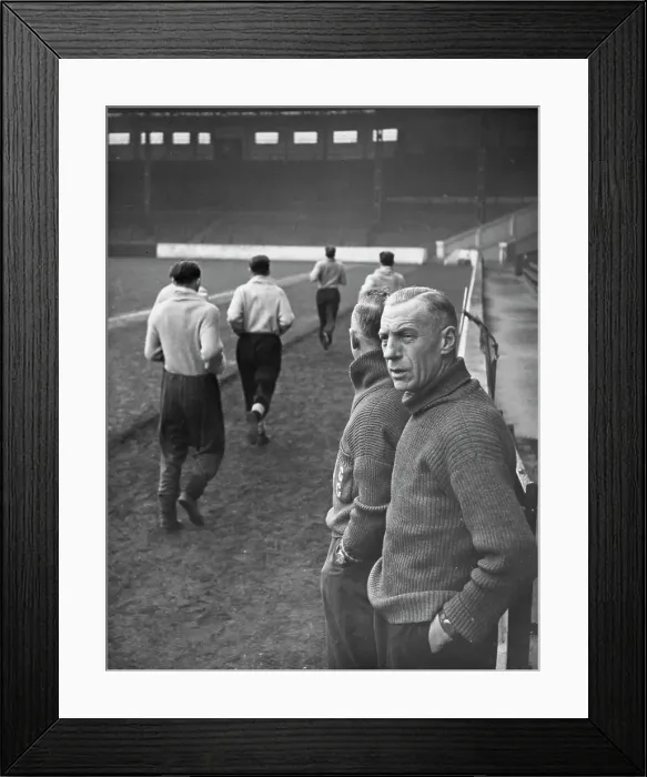 Framed Print : Manchester City Coach At Training Session