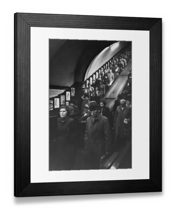 Framed Print : London Escalator Framed Print : London Escalator