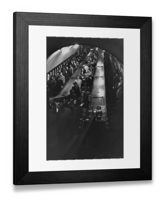 Framed Print : London Escalator