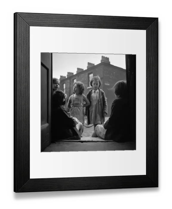 Framed Print : Salford Girls Framed Print : Salford Girls