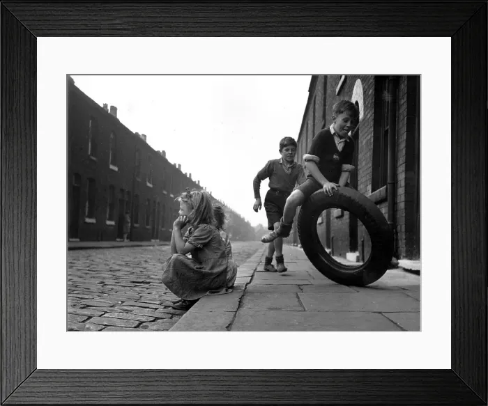 Framed Print : Salford Street Fun Framed Print : Salford Street Fun