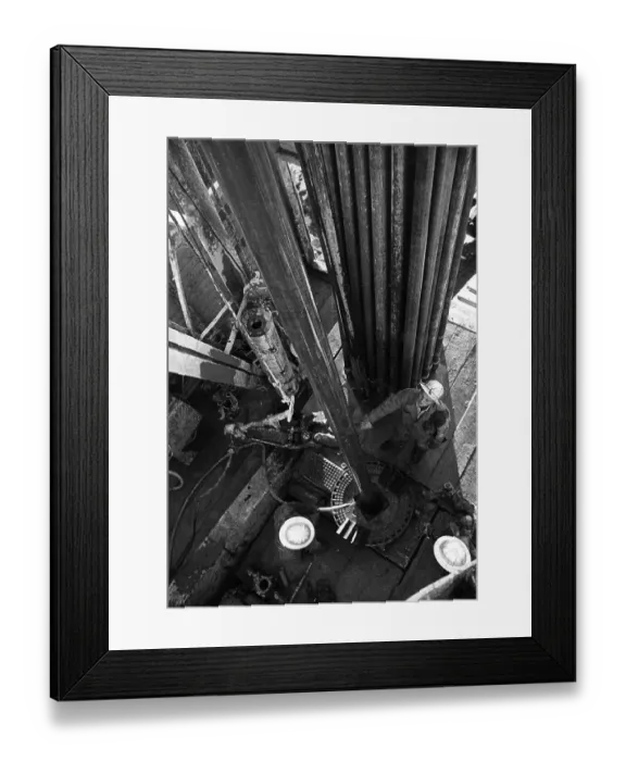 Framed Print : Digging For Oil Framed Print : Digging For Oil