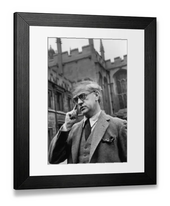 Framed Print : A L Rowse. 25th November 1950: English historian Framed Print : A L Rowse. 25th November 1950: English historian