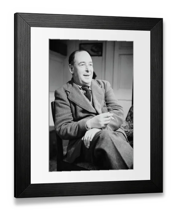 Framed Print : Cs Lewis. 25th November 1950: Irish-born academic, writer Framed Print : Cs Lewis. 25th November 1950: Irish-born academic, writer