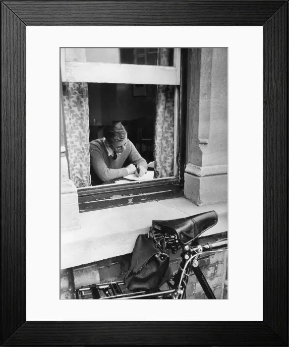 Framed Print : Student Working Framed Print : Student Working