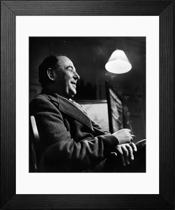 Framed Print : Cs Lewis. 25th November 1950: English novelist and scholar Clive Staples Lewis Framed Print : Cs Lewis. 25th November 1950: English novelist and scholar Clive Staples Lewis