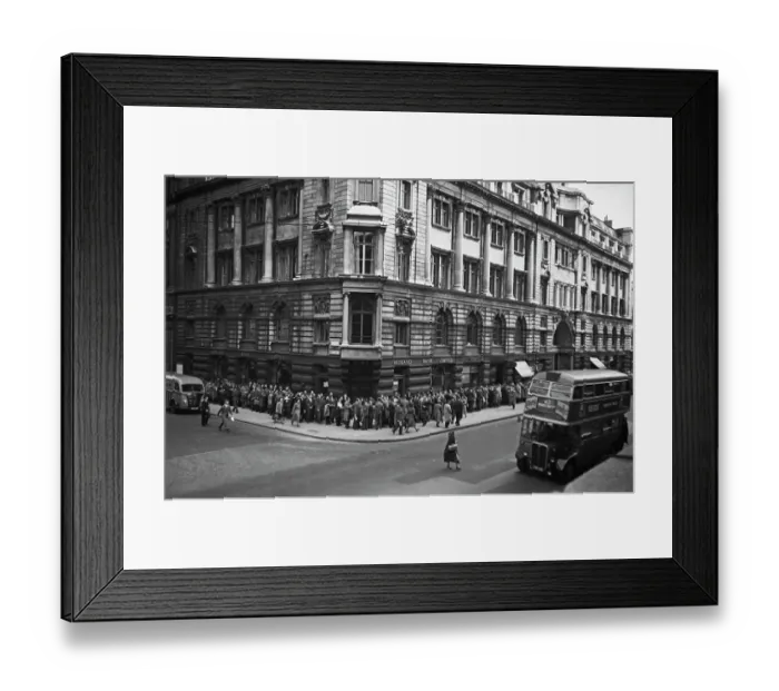 Framed Print : Enrolment At City Of London College