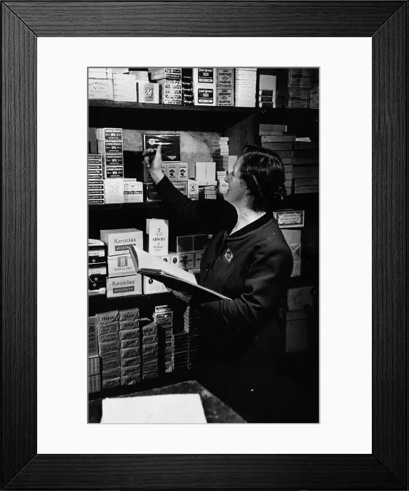 Framed Print : Tobacconist