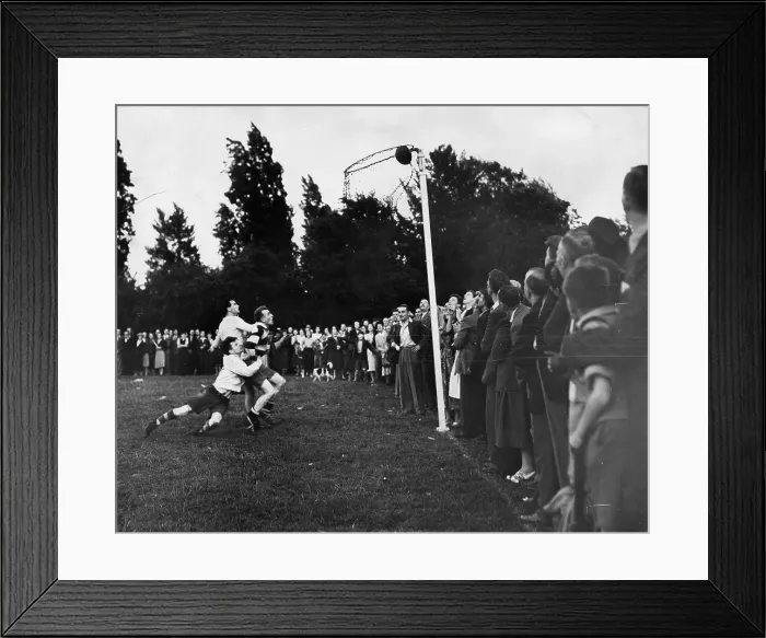 Framed Print : Rugby Netball
