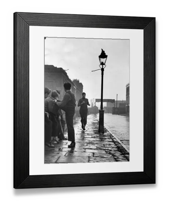 Framed Print : Keen Jogger Framed Print : Keen Jogger