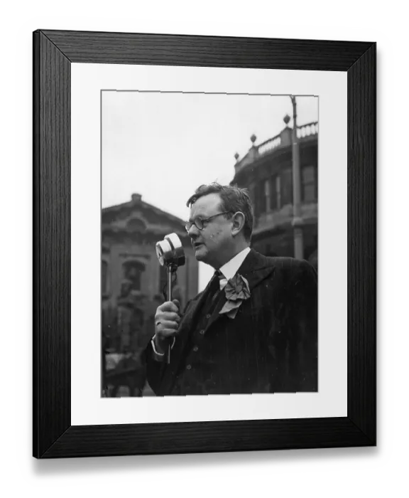 Framed Print : Electioneering Hogg Framed Print : Electioneering Hogg