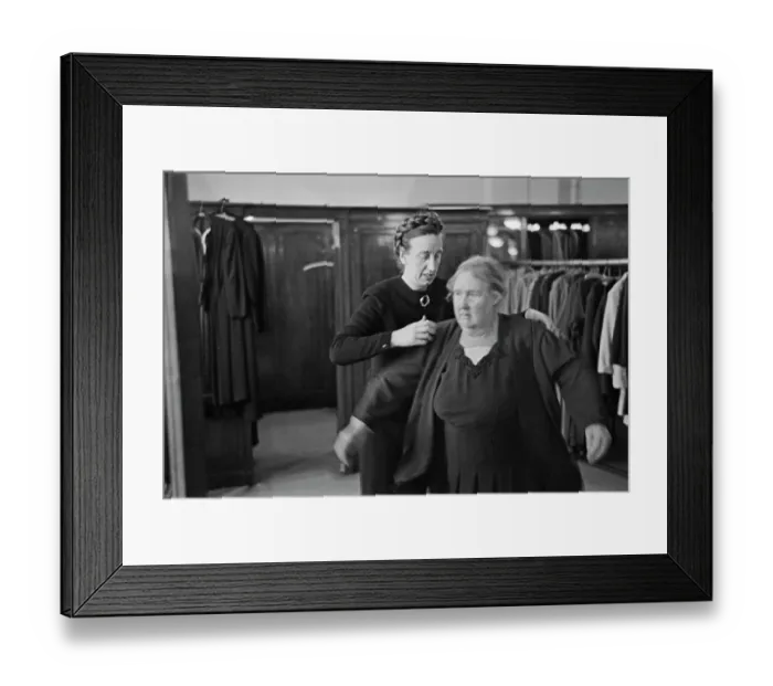 Framed Print : Department Store Fitting Room, 1950 Framed Print : Department Store Fitting Room, 1950