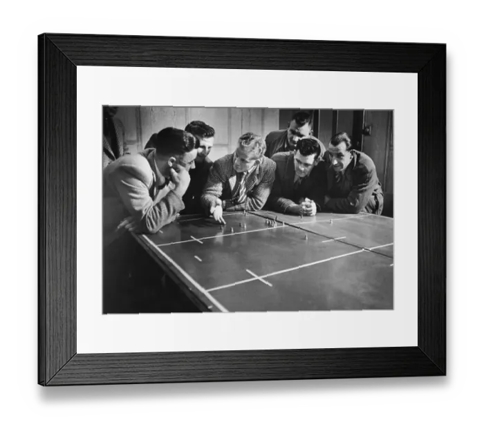 Framed Print : Tactics Talk Framed Print : Tactics Talk