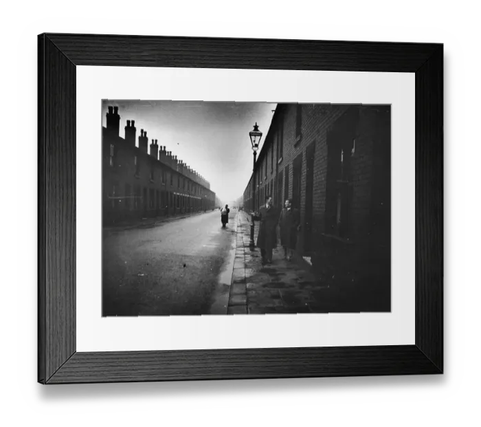 Framed Print : A Street In Leigh Framed Print : A Street In Leigh
