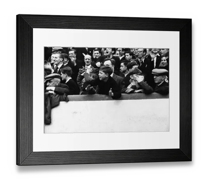 Framed Print : Young Ibrox Fan Framed Print : Young Ibrox Fan