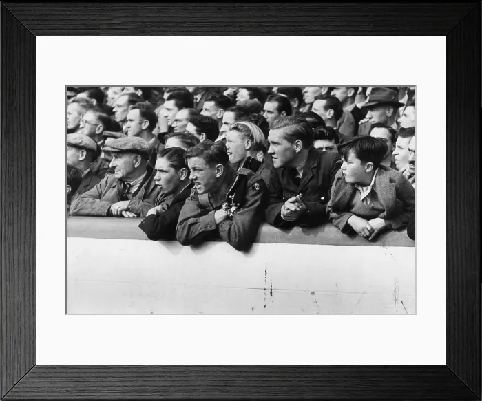 Framed Print : Old Firm Fans Framed Print : Old Firm Fans