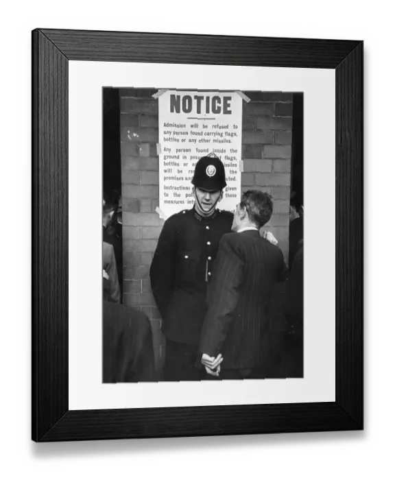 Framed Print : Police Advice Framed Print : Police Advice