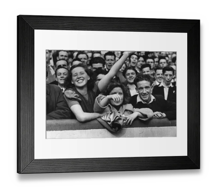 Framed Print : Old Firm Spectators Framed Print : Old Firm Spectators
