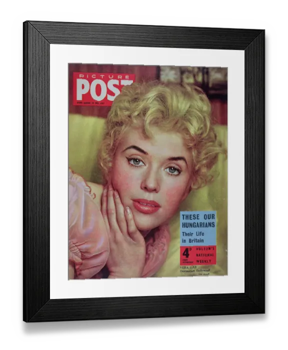 Framed Print : Vera Day. 18th May 1957: British film and television actress Vera Day Framed Print : Vera Day. 18th May 1957: British film and television actress Vera Day