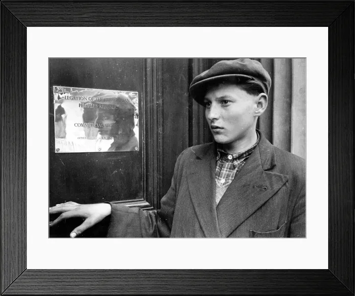 Framed Print : Refugee Boy Framed Print : Refugee Boy