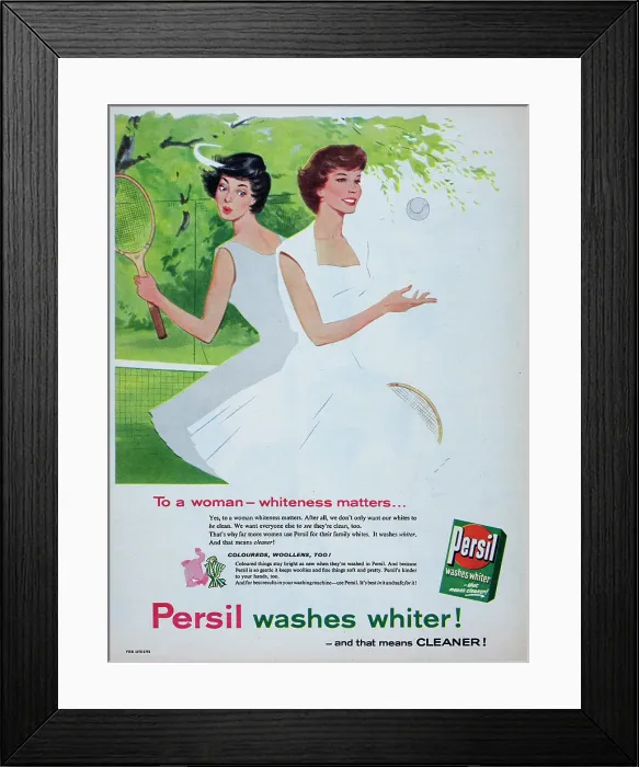 Framed Print : Persil Washes Whiter! Framed Print : Persil Washes Whiter!