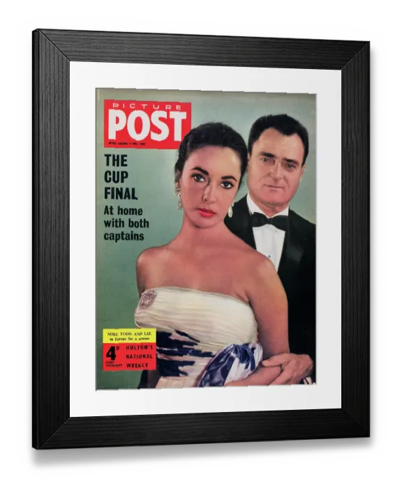 Framed Print : Mike Todd And Elizabeth Taylor Framed Print : Mike Todd And Elizabeth Taylor