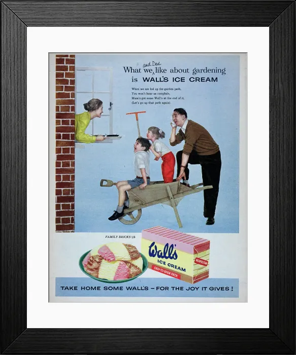 Framed Print : Wall's Ice Cream Framed Print : Wall's Ice Cream