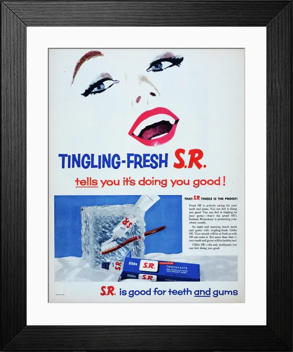 Framed Print : S.R. Toothpaste Framed Print : S.R. Toothpaste