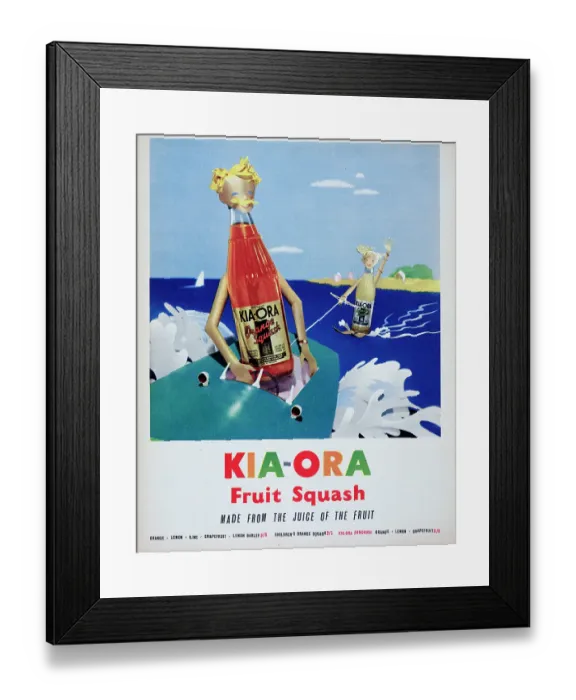 Framed Print : Kia-Ora Fruit Squash Framed Print : Kia-Ora Fruit Squash