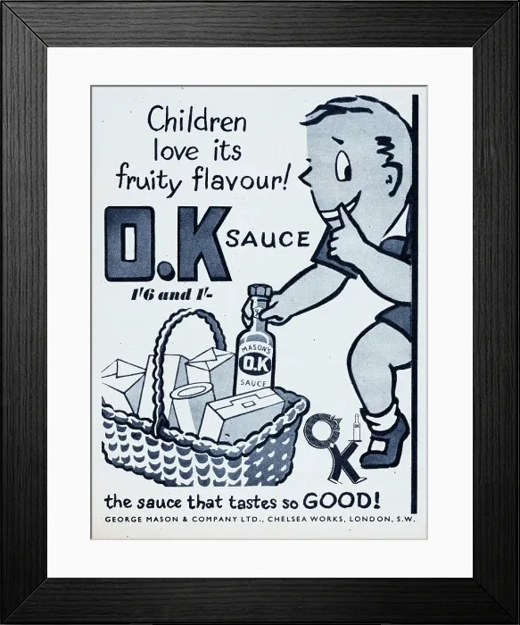 Framed Print : O.K. Sauce Framed Print : O.K. Sauce