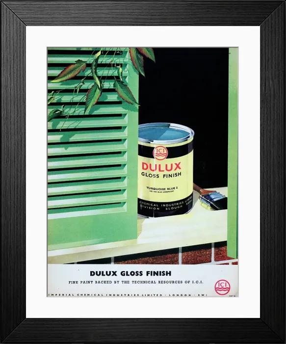 Framed Print : Dulux Gloss Finish Framed Print : Dulux Gloss Finish