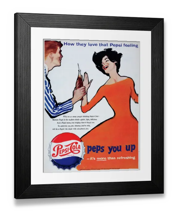 Framed Print : Pepsi-Cola