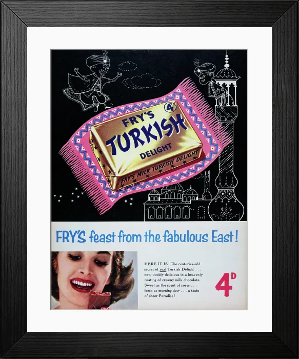 Framed Print : Fry's Turkish Delight Framed Print : Fry's Turkish Delight