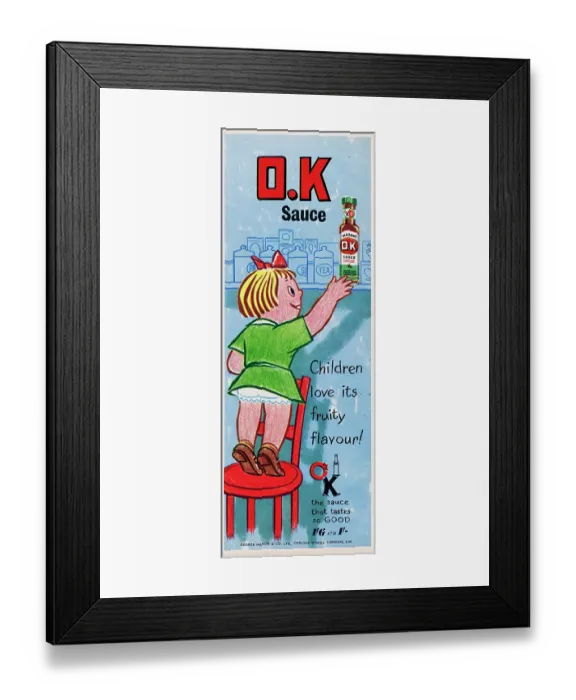 Framed Print : O.K. Sauce Framed Print : O.K. Sauce
