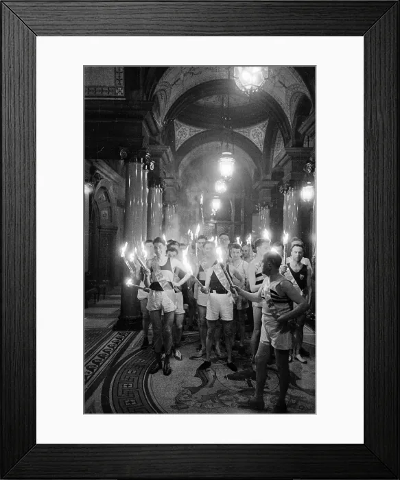 Framed Print : Glasgow Athletes Framed Print : Glasgow Athletes